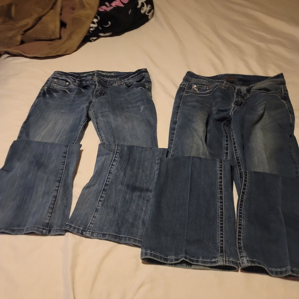 I'm selling both pairs of jeans together